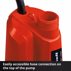 Einhell Cordless Clear Water Pump 18V Power X-Change GE-PP 18 RB Li BODY ONLY - Additional view 5