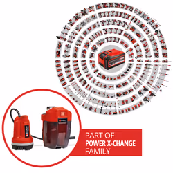 Einhell Cordless Clear Water Pump 18V Power X-Change GE-PP 18 RB Li BODY ONLY - Additional view 9