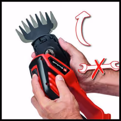 Einhell GE-CG 18/100 Li T-Solo cordless grass shear 10 cm 18 V Black, Red - Additional view 5