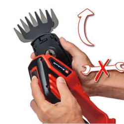 Einhell GE-CG 18/100 cordless grass shear 8 mm 18 V Lithium-Ion (Li-Ion) Black, Red - Additional view 4