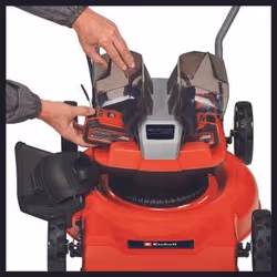 Einhell Akku-Rasenmäher GE-CM 36/48 Li M-| Solo Push lawn mower Battery Black, Red - Additional view 7