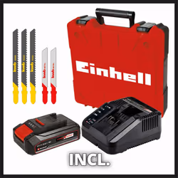 Einhell Cordless Jig Saw 18V TC-JS 18 Li With Battery Power X-Change