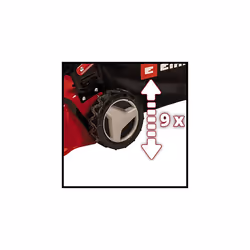 Einhell Self-Propelled Petrol Lawn Mower - 46cm Cutting Width, 4-Stroke Engine, 50 L Grass Box, 9 Cutting Height Levels - Additional view 8