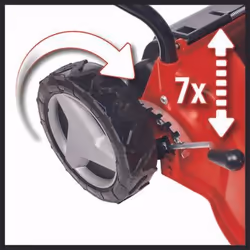Einhell GC-PM 40/2 S Push lawn mower Petrol Black, Red - Additional view 5