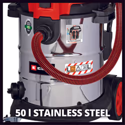 Einhell Wet and Dry Vacuum Cleaner 50L 1600W TE-VC 2350 SACL Power Tool Take-Off