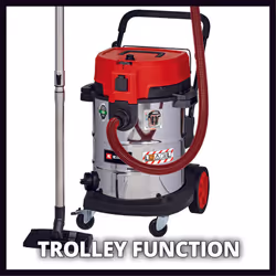 Einhell Wet and Dry Vacuum Cleaner 50L 1600W TE-VC 2350 SACL Power Tool Take-Off - Additional view 6