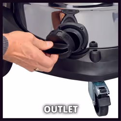 Einhell Wet and Dry Vacuum Cleaner 50L 1600W TE-VC 2350 SACL Power Tool Take-Off - Additional view 8