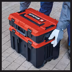 Einhell E-Case M equipment case Hard shell case Black, Red - Additional view 4
