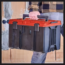 Einhell E-Case M equipment case Hard shell case Black, Red - Additional view 5