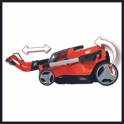 Einhell RASARRO 36/42 (2x5,2Ah) Push lawn mower Battery Black, Red - Additional view 4
