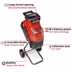 Einhell REDAXXO 36/25 garden shredder Blade - Additional view 7