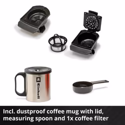 Einhell TE-CF 18 Li-Solo Semi-auto Drip coffee maker 0.24 L - Additional view 7