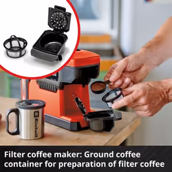 Einhell TE-CF 18 Li-Solo Semi-auto Drip coffee maker 0.24 L - Additional view 8