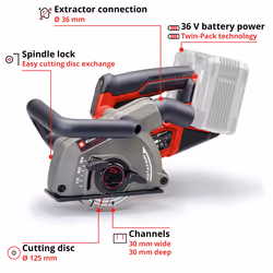 Einhell Cordless Wall Liner 36V Brushless Power X-Change TP-MA 36/30 BODY ONLY