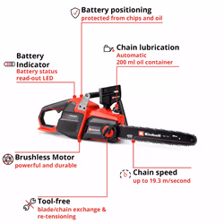 Einhell GP-LC 36/40 Li BL 10500 RPM Black, Red