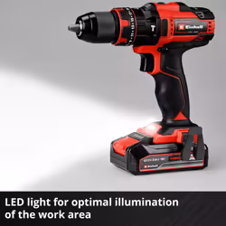 Einhell TE-CD 18/44 Li-i 24000 RPM 1.59 kg Black, Red - Additional view 5