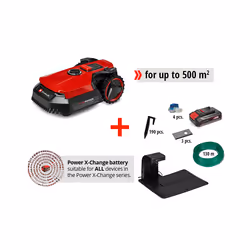 Einhell Freelexo 500 Robotic lawn mower Battery Black, Red, Silver - Additional view 4