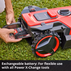 Einhell Freelexo 500 Robotic lawn mower Battery Black, Red, Silver - Additional view 9