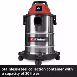 Einhell TC-VC 2045 S 20 L Drum vacuum Dry&wet 900 W Dust bag - Additional view 6