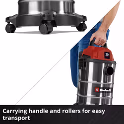 Einhell TC-VC 2045 S 20 L Drum vacuum Dry&wet 900 W Dust bag - Additional view 7