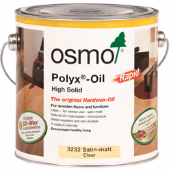 Osmo  3232 Polyx Hardwax Oil Rapid - Satin 2.5L
