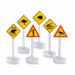 Siku International road signs, Traffic sign set, 3 yr(s), Black, Red, White, Yellow
