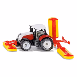 Siku Steyr with Poettinger mower combination, Tractor, 3 yr(s), Metal, Plastic, Red, White, Yellow