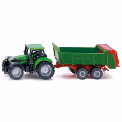Siku Tractor with universal manure spreader, Tractor, 3 yr(s), Metal, Plastic, Black, Green, Red