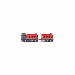 Siku Truck with dumper body and tipping trailer, Truck, 3 yr(s), Metal, Plastic, Black, Grey, Red