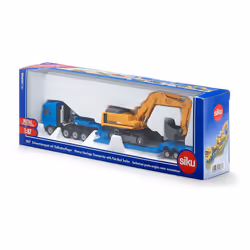 Siku Heavy haulage transporter with flat-bed trailer