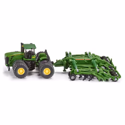Siku John Deere 9630 with Amazone Centaur, Tractor model, 3 yr(s), Metal, Plastic, Black, Green