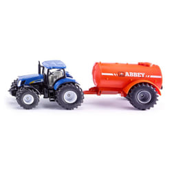 Siku Tractor with single axle vacuum tanker