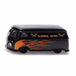 Siku VW T1, City car model, 1:50, VW T1 Transporter Custom, Any gender, Metal, Plastic, Black, Orange