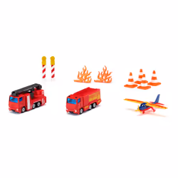 Siku Gift set Feuerwehr, Fire truck, 3 yr(s), Metal, Plastic, Black, Orange, Red, White