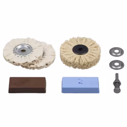 wolfcraft 5 Piece Professional Polishing Set Grinder Polisher Sander 2179000