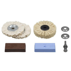 wolfcraft 5 Piece Professional Polishing Set Grinder Polisher Sander 2179000