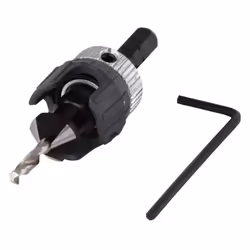 wolfcraft Pilot/Countersink Drill Bit 3.2-12 mm Metal with Hex Shank 2544000