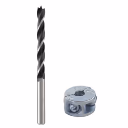 wolfcraft GmbH 2732000, Twist drill bit, Right hand rotation, 8 mm, Plywood, Fibreboard, Wood, Chipboard, Chromium-Vanadium S ...