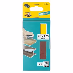 wolfcraft GmbH 4006885296107 manual sanding supply Sanding sheet Coarse grit P80 5 pc(s)