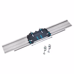 wolfcraft GmbH Guide Rail FKS 145 for Circular Hand Saws, Guide rail, Aluminium, Black, Blue, 1450 mm, 190 mm, 12 mm
