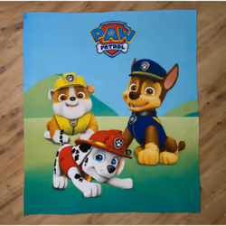 HERDING Paw Patrol throw blanket 130 x 160 cm Polyester Multicolour