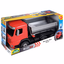 Lena Worxx Dump truck Arocs, Truck/Trailer model, Dump truck, 3 yr(s), Plastic, Black, Grey, Red