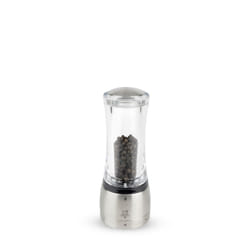 Peugeot Daman Pepper grinder Black, Stainless steel, Transparent