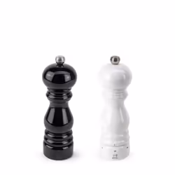 Peugeot Paris, Salt & pepper grinder, Black, White, Wood, 180 mm