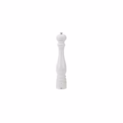 Peugeot - Paris u'Select Manual Pepper Mill - Adjustabel Grinder - Beechwood, Gloss White 40 cm
