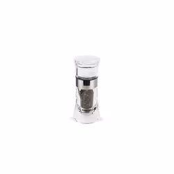 Peugeot Saveurs d 'epices Oslo COMBI Pepper/Salt Mill, Acrylic, Clear/Stainless Steel, 5.8?x 5.8?x 13.1?cm