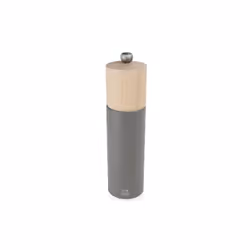 PEUGEOT - Boreal Pepper Mill 8 in/21 cm - Classic Setting - PEFC Certified Beech Wood - Made in France - Colour: Rock Grey