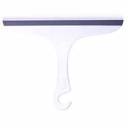 Ducky Shower Squeegee Window Squeegee ABS (Acrylonitrile Butadiene Styrene), White, Approx. 20 x 23 x 2.8 cm
