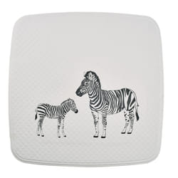 RIDDER Zebra Non-slip bath mat Black, White