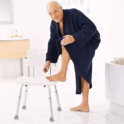 RIDDER Bathroom Chair White 150kg Bathtub Shower Adjustable Seat A00602101